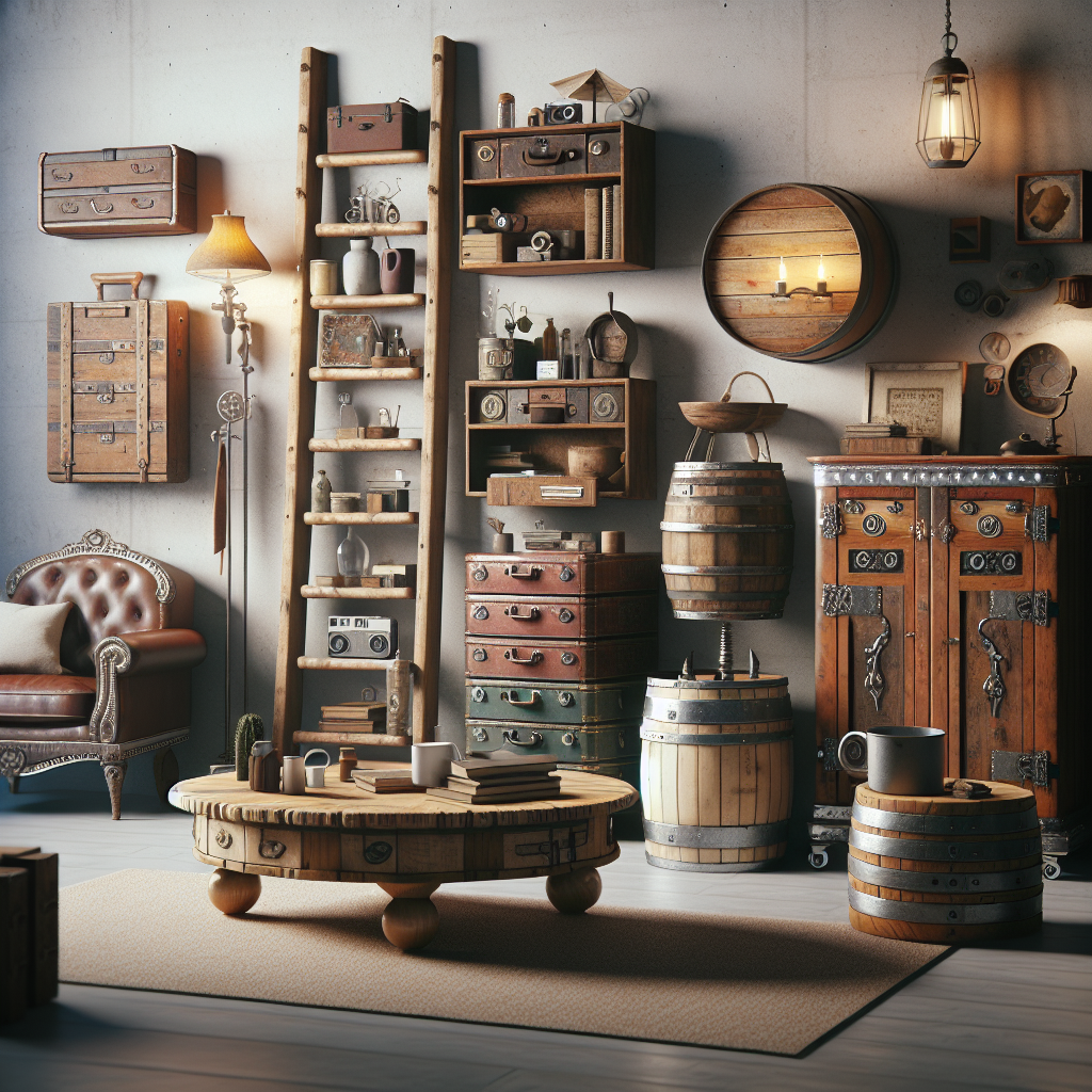 Vintage Suitcase Nightstand