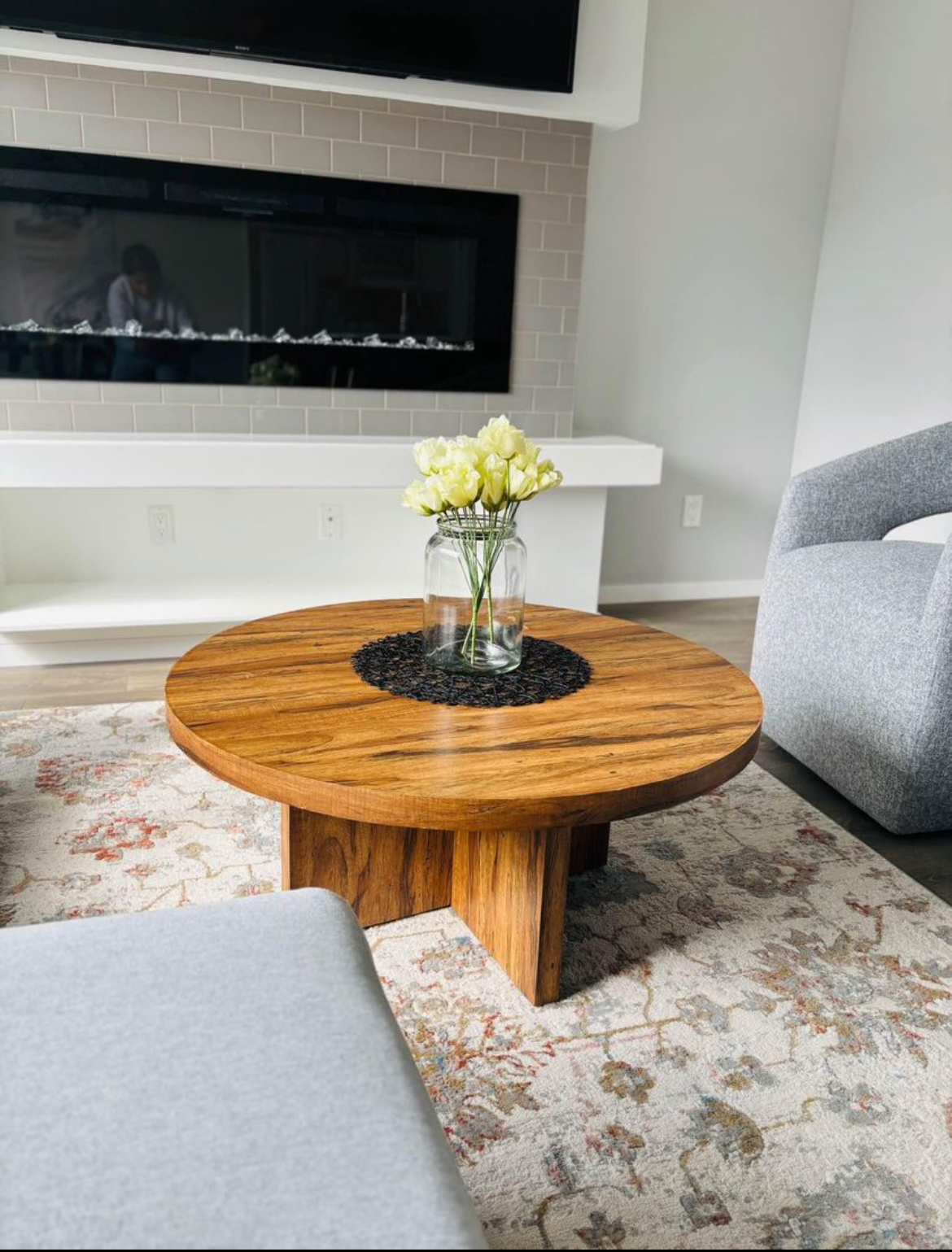 Dark Walnut Coffee Table