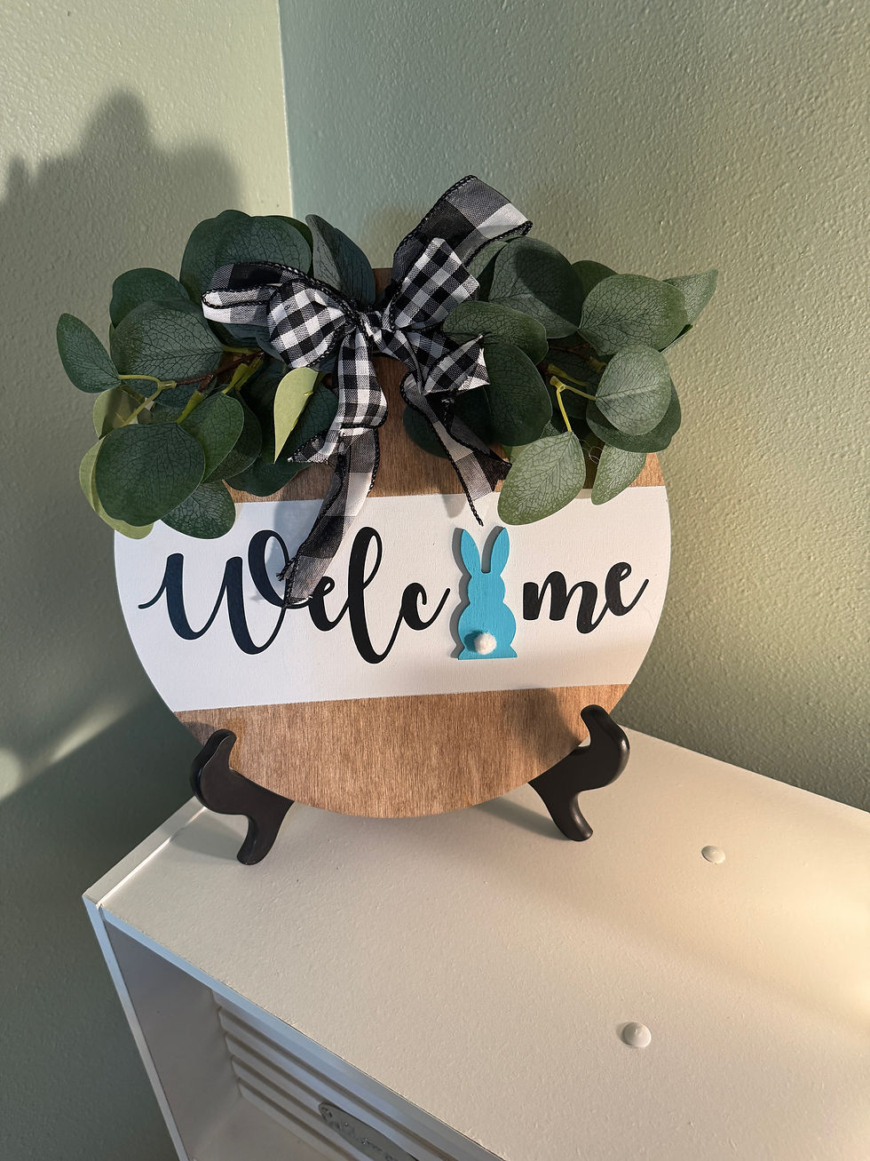 Thumbnail: 12" Welcome Wooden Sign 