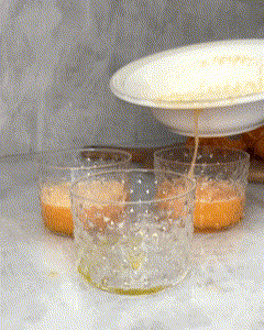 melon martini with cantaloupe and olive oil gif by ada broussard.
