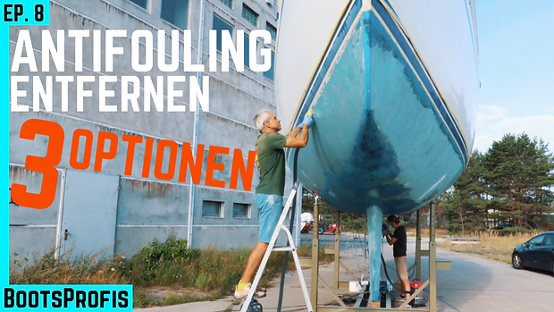 Antifouling entfernen, BootsProfis, Sege