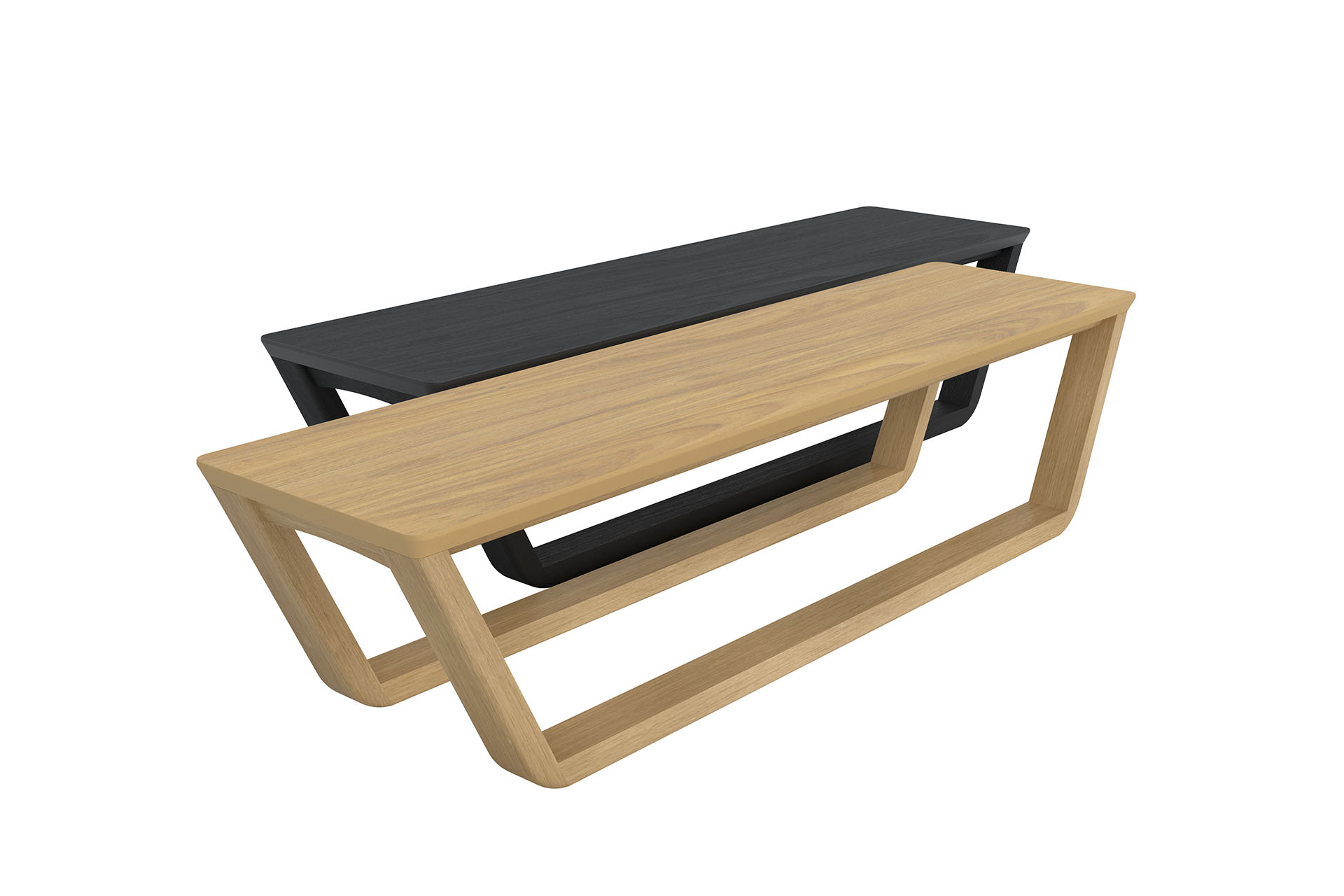 MESA DE CENTRO CANOA
