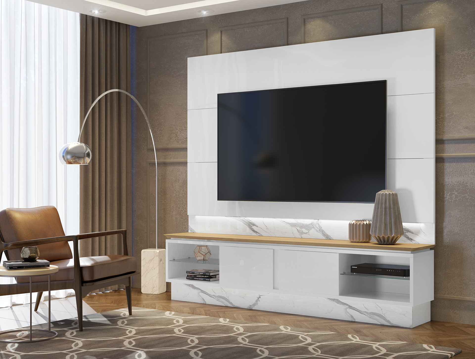RACK E PAINEL SAFIRA