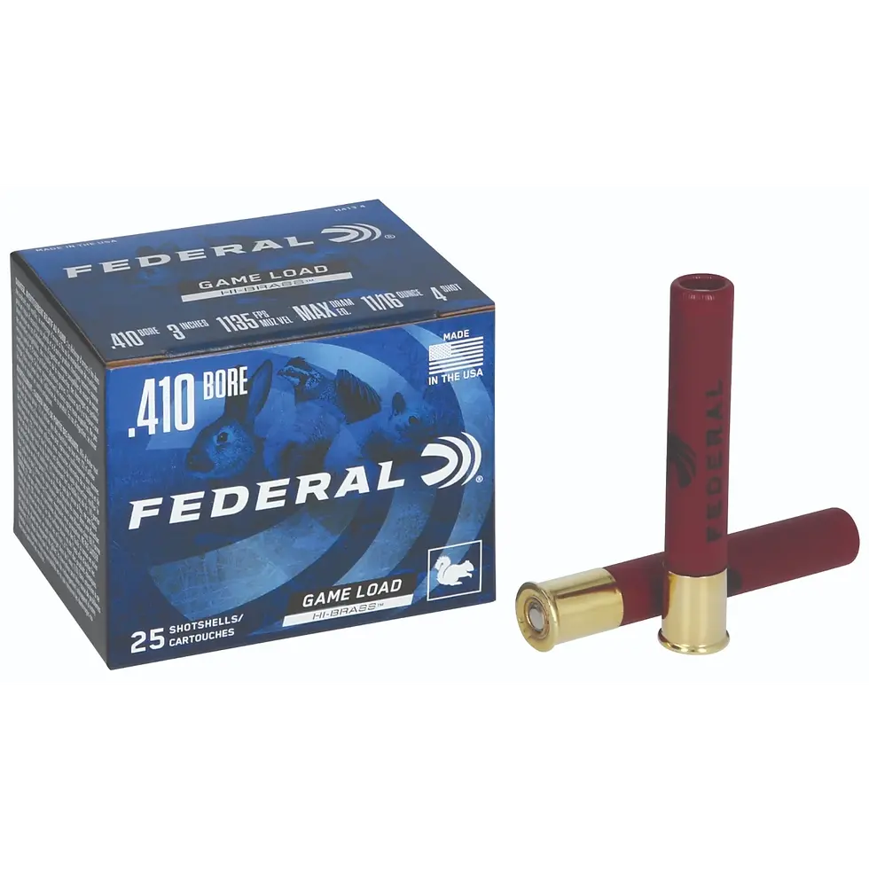 Federal Game SHOK HB 410 Bore 3" .6875-6