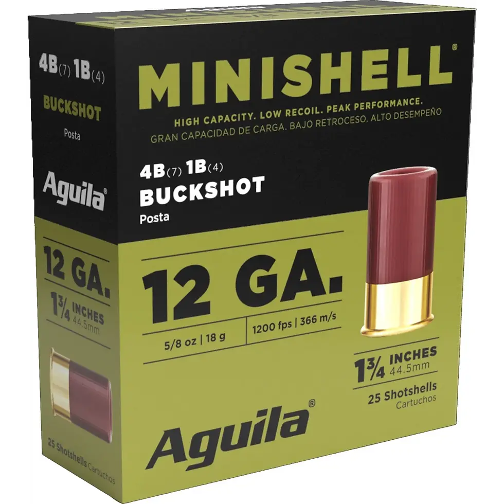 Aguila Minishell Buckshot 12 Gauge 1.75'' 5/8 oz 1-4