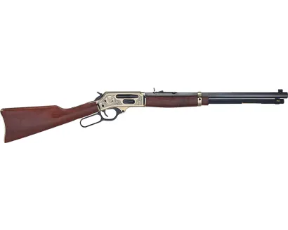 Henry Lever Action 30-30 Brass Wildlife With Side Gate