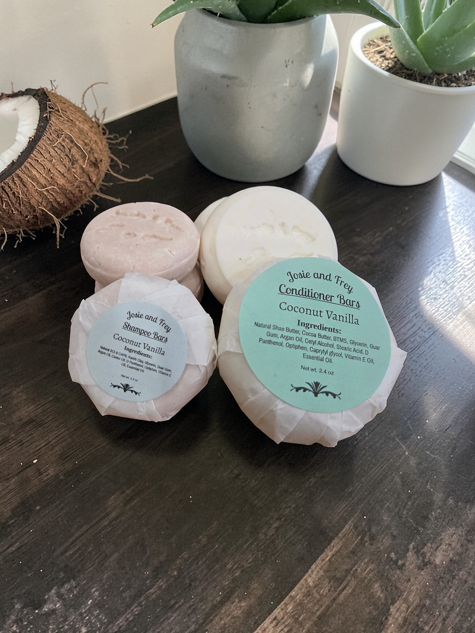 Thumbnail: Coconut Vanilla Shampoo and Conditioner Bars
