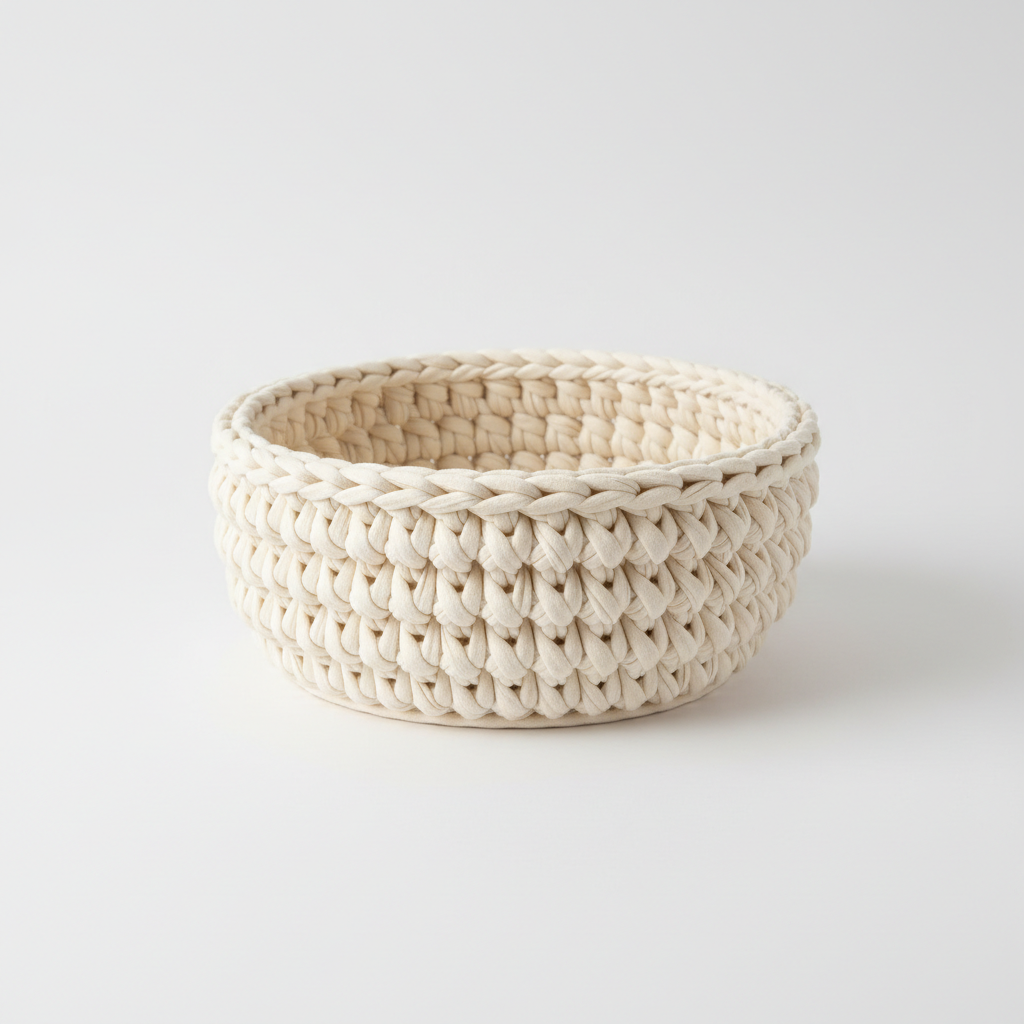 Corbeille à Pain Crochetée