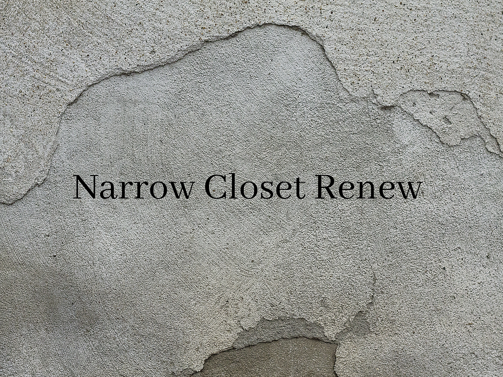 Narrow Closet Renew