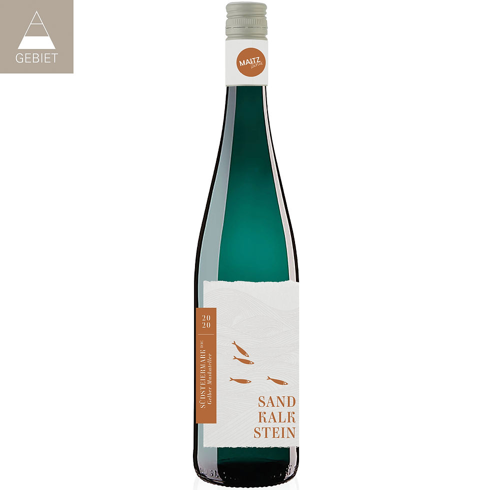 Weingut Wolfgang Maitz Weinflasche SAND KALK STEIN