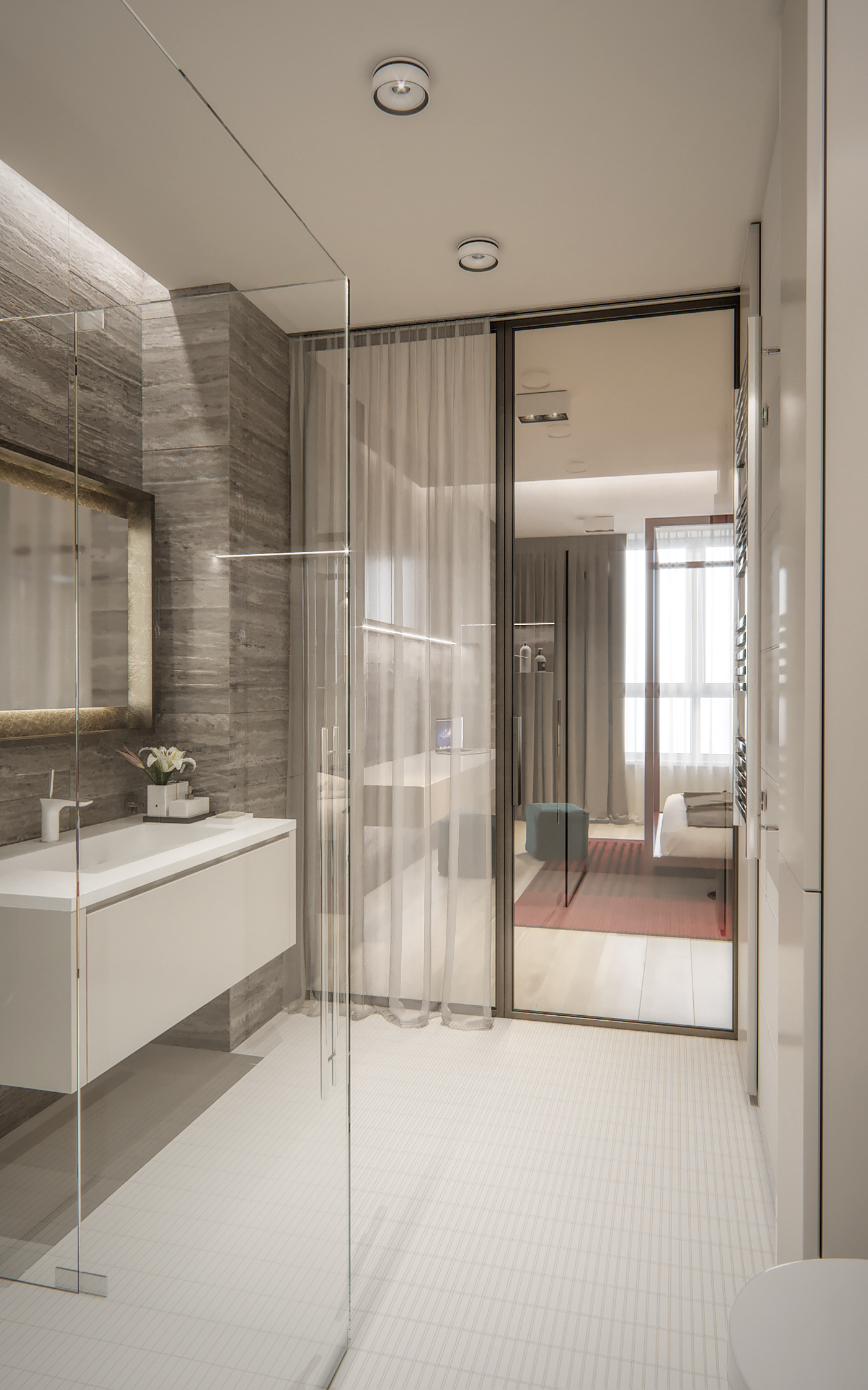 Master bathroom