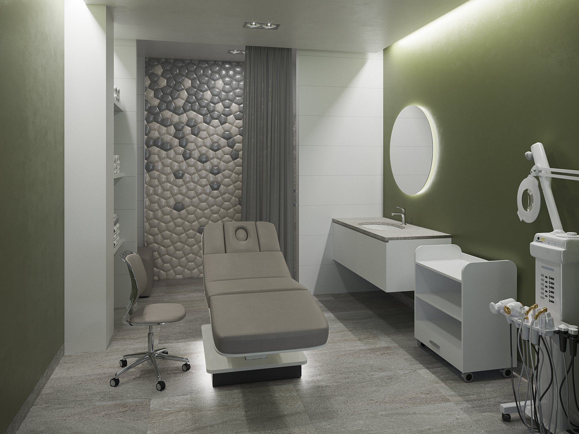 Spa procedure cabinet