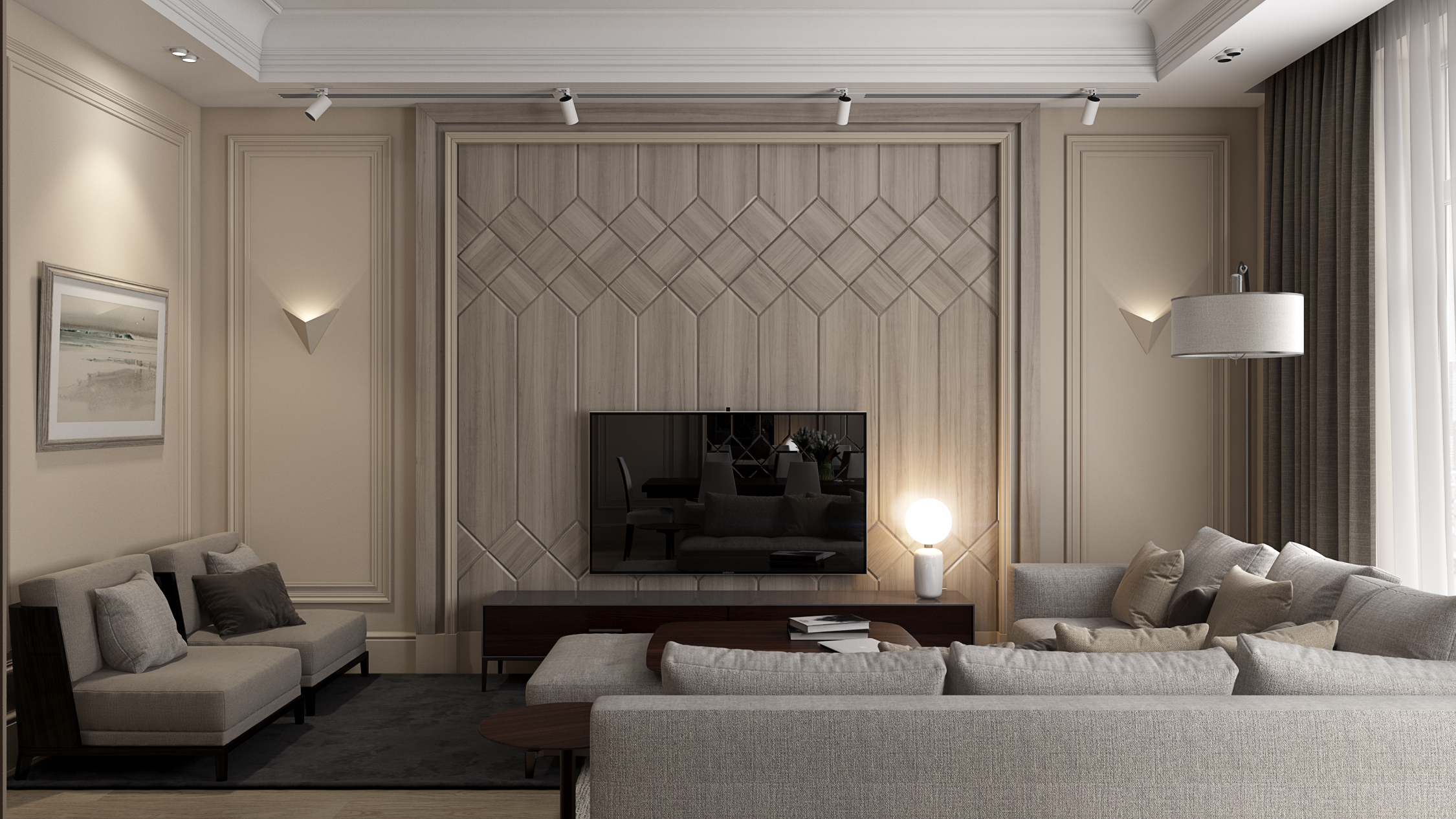 Crystal Park soft colour interior