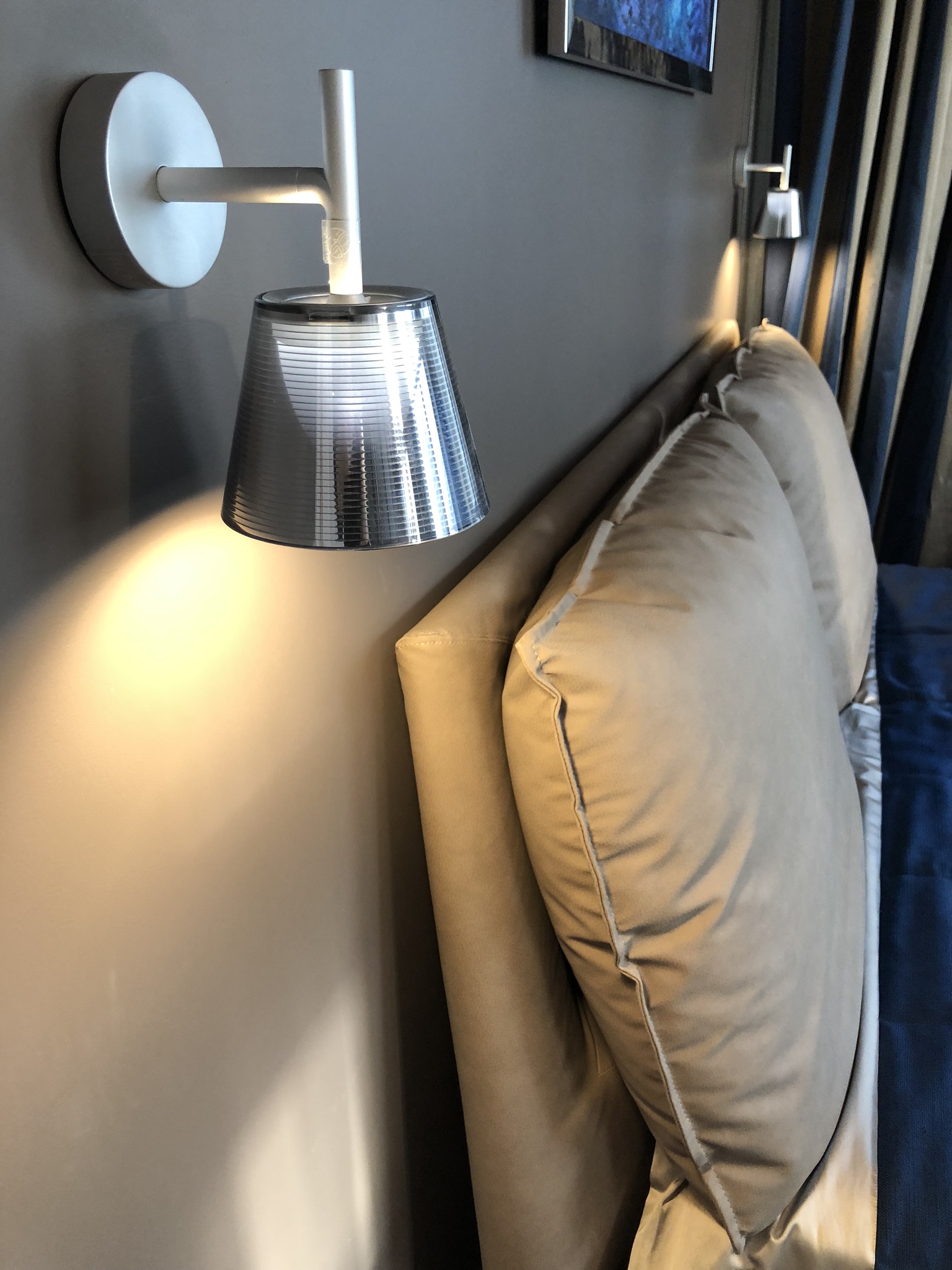 Bra and headboard at child bedroom