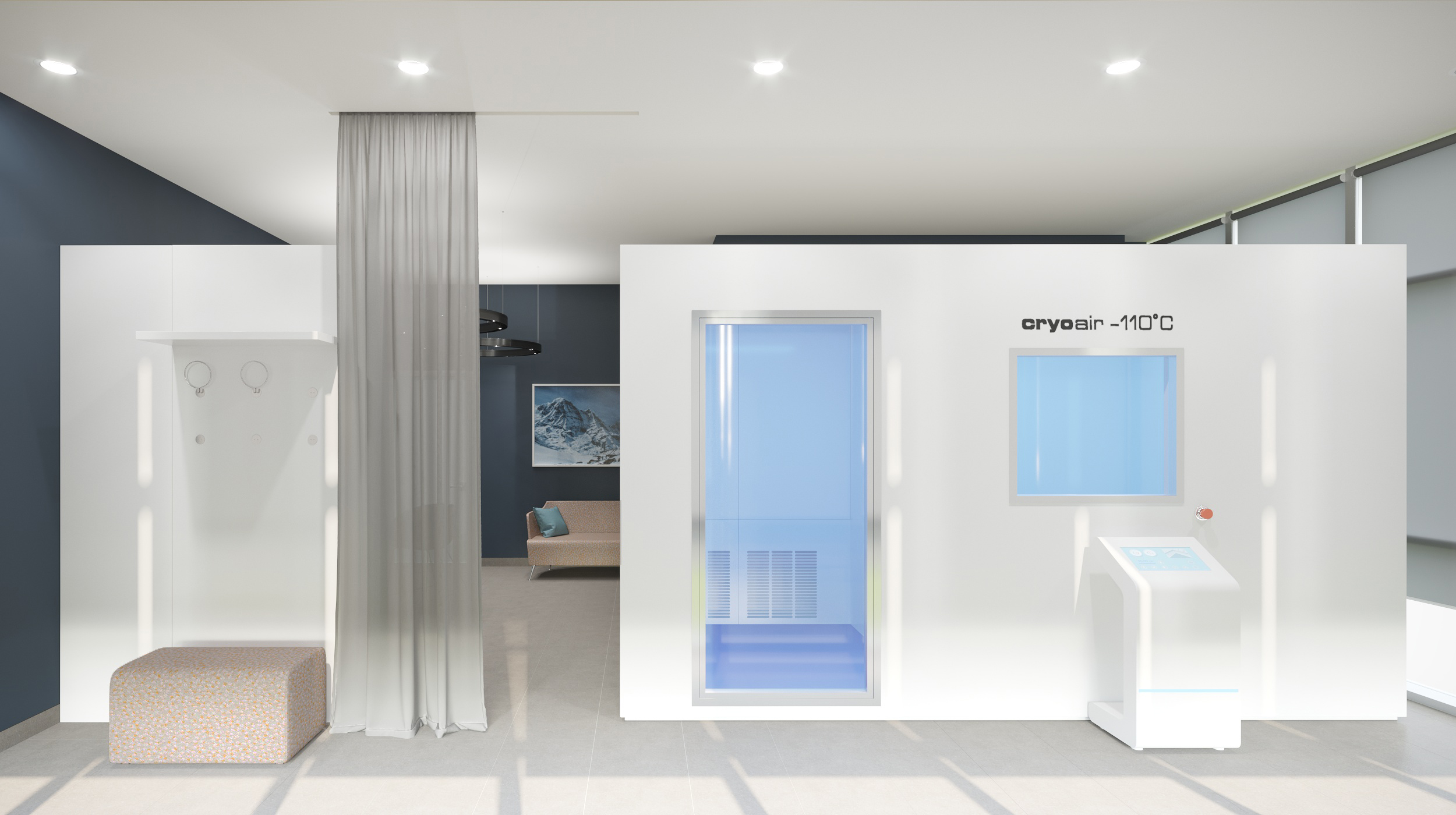Cryo therapy room