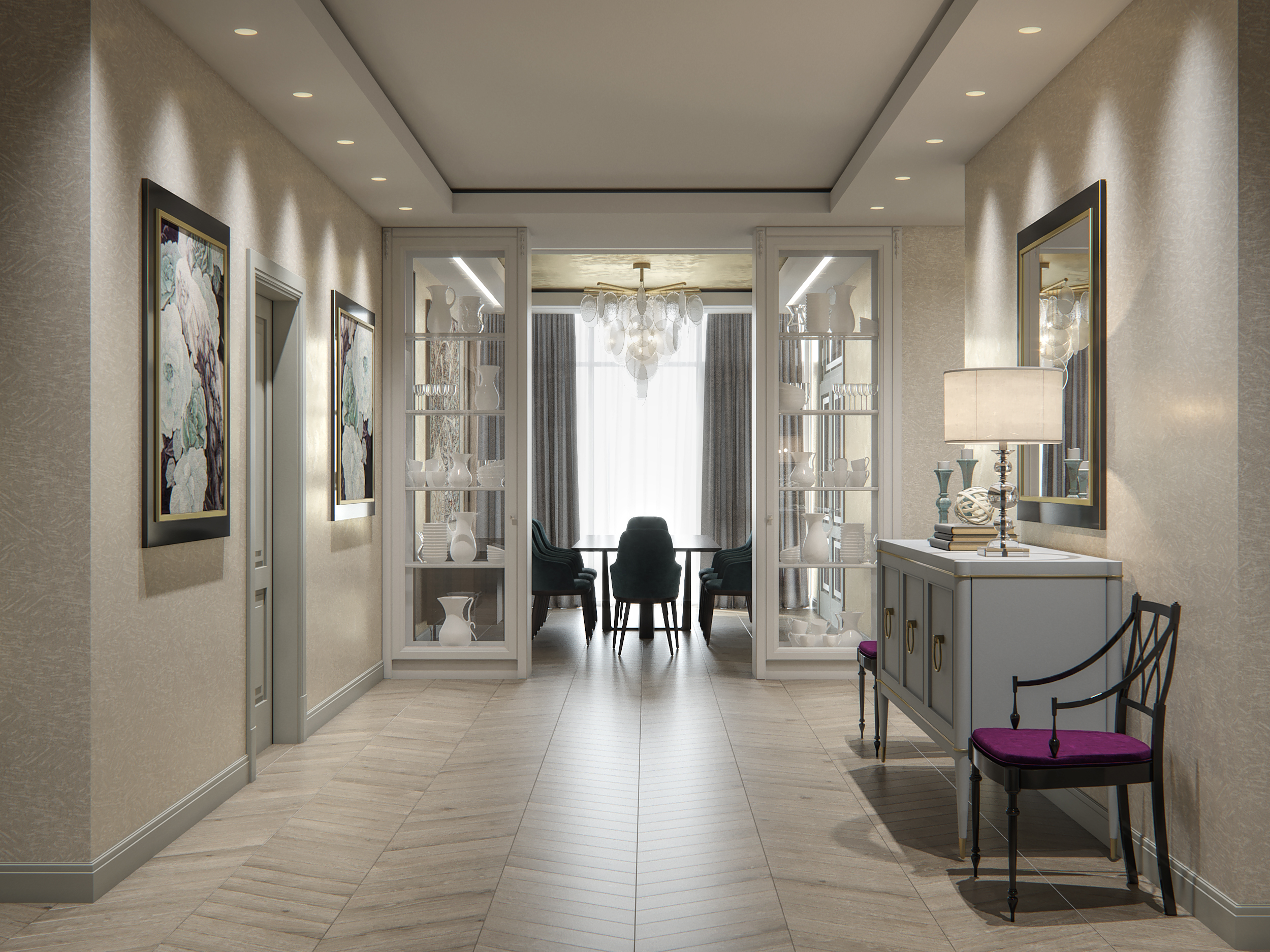 Colourful private apartment