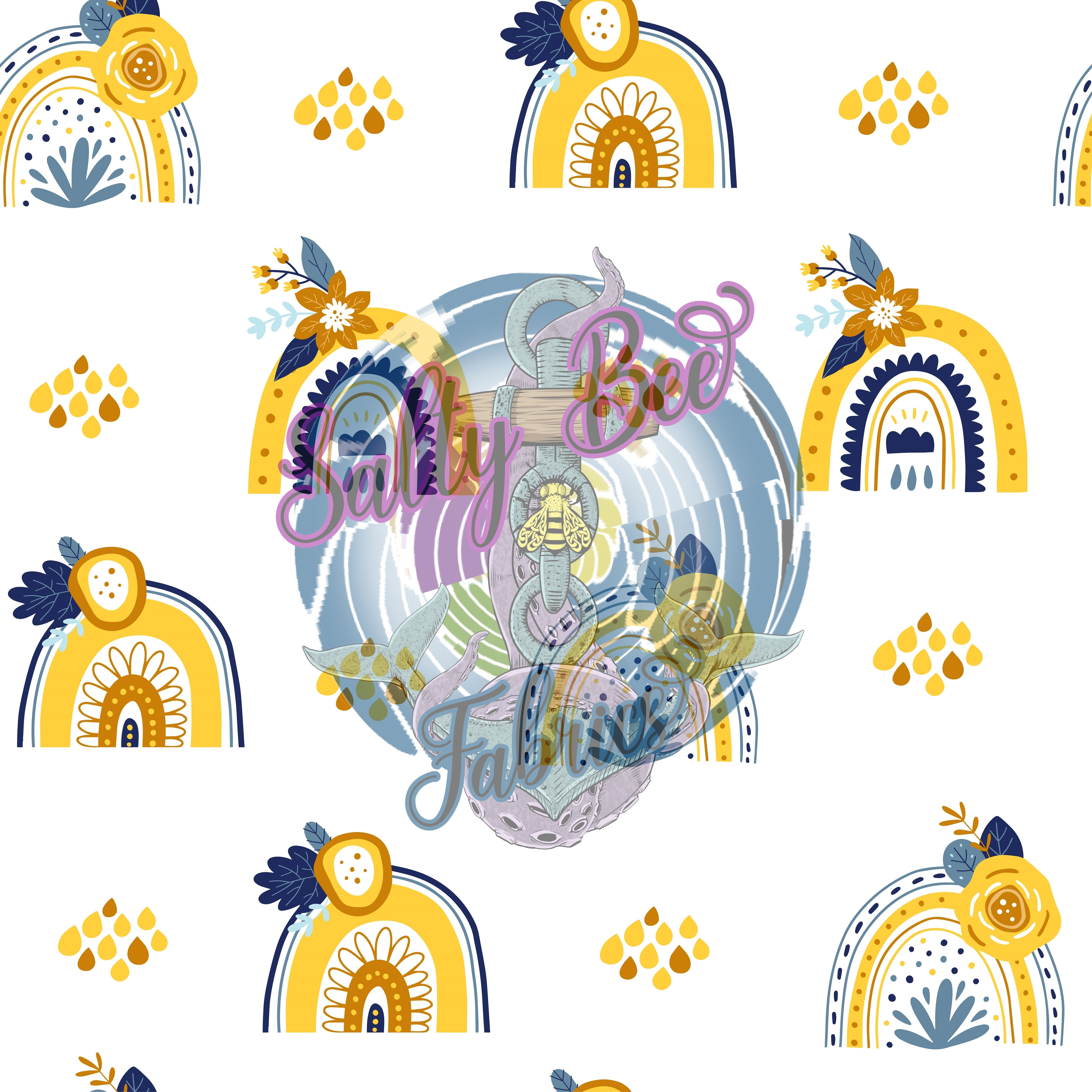 Pre-Order | R37 | Boho Bees Floral Rainbows