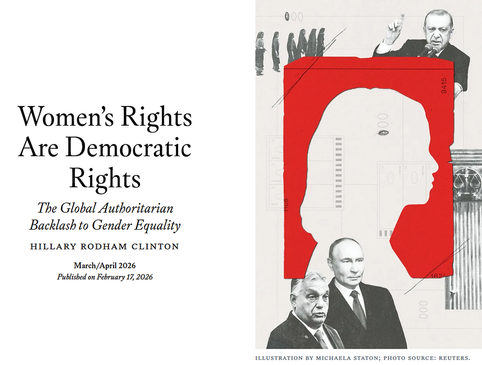 "Book" Discussion: Women's Rights Are Democratic Rights, by Hillary Rodham Clinton