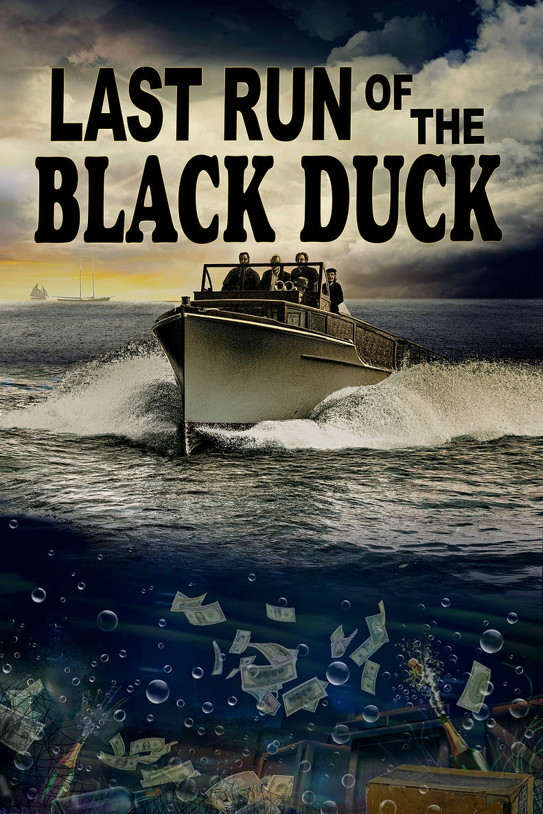 Last Run of the Black Duck poster by Cahill Taft