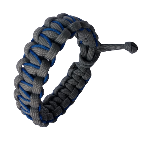 BRAZALETE PARACORD SUPERVIVENCIA ZIG ZAG MAS HILO MICROCORD