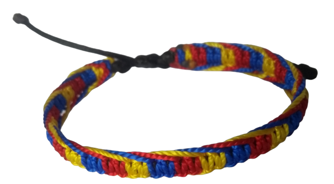 MANILLA PULSERA TRICOLOR BANDERA COLOMBIA