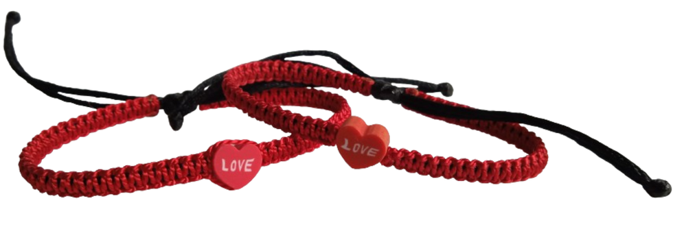 PULSERA MANILLA BRAZALETE AMOR LOVE SAN VALENTIN ENAMORADOS