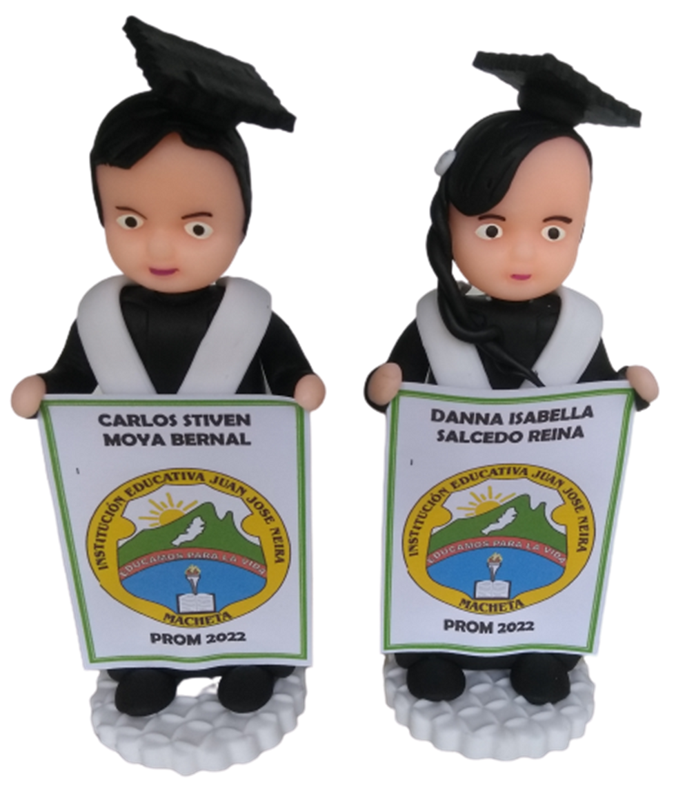 Miniatura: RECORDATORIOS PORCELANICRON GRADOS GRADUACION TOGA BIRRETE DIPLOMAS