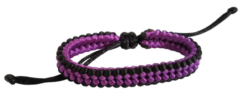 Miniatura: BRAZALETE DOS COLORES CORDON SEDA