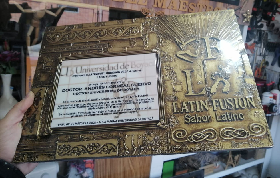 PLACAS CONMEMORATIVAS EVENTOS CULTURALES DANZA BANDAS PERSONAJE HOMENAJEADO