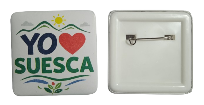 Miniatura: Pines y Botones Prendedor "Yo ❤️ Suesca" x DOCENA
