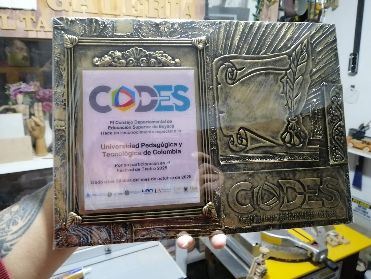 FESTIVAL DE TEATRO 2025  CODES UNIVERDIDAD TUNJA PREMIACION