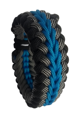 BRAZALETE PARACORD SUPERVIVENCIA 3 CUERDAS NUDO SANTICFIED