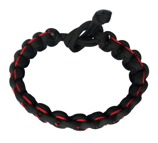 BRAZALETE PARACORD SUPERVIVENCIA ZIG ZAG MAS HILO MICROCORD