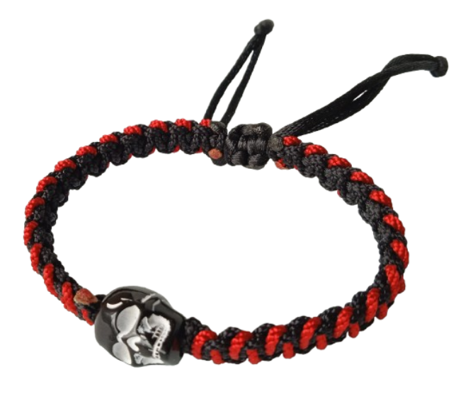 BRAZALETE CRANEO CALAVERA SKULL TERLENKA MANILLA PULSERA HALLOWEEN
