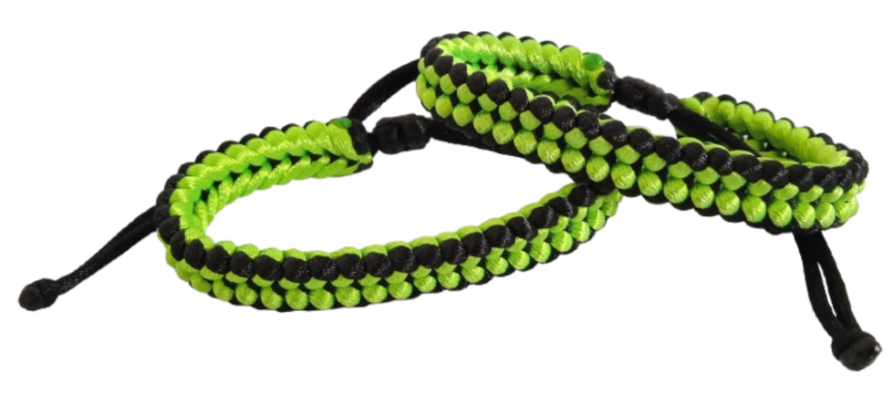 PULSERA MANILLA BRAZALETES DOS COLORES CORDON SEDA
