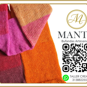 Etiquetas para bufandas artesanales - MANTO