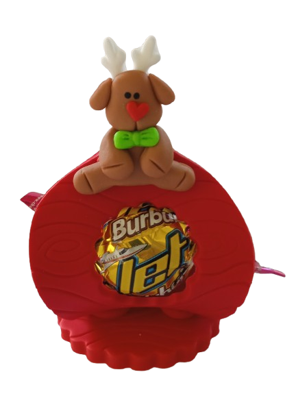 SERVILLETERO PORTABOMBON PORCELANICRON RENO NAVIDEÑO