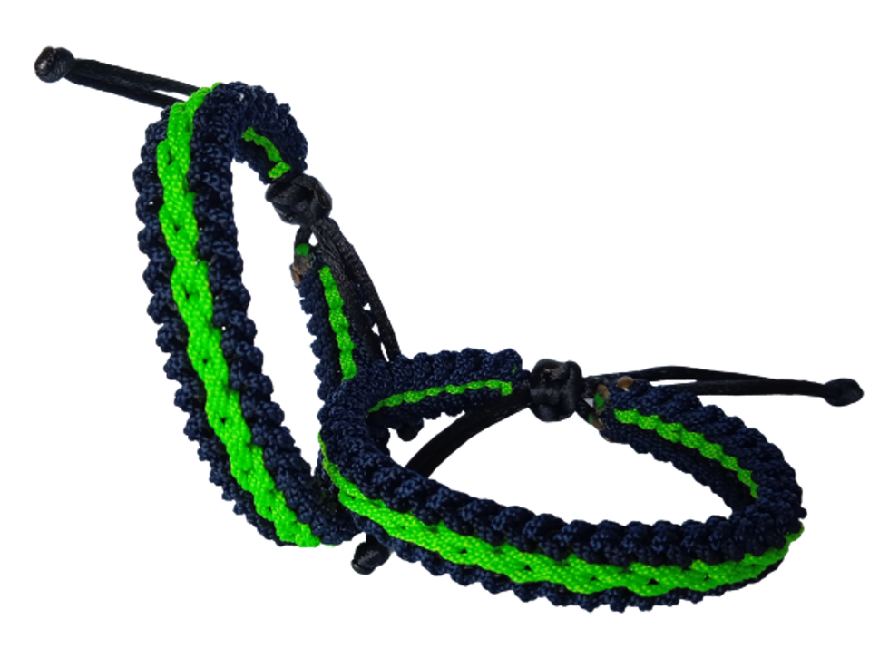 BRAZALETE PULSERA MANILLA DEPORTIVA TERLENKA TRES HILOS CADENA CENTRAL