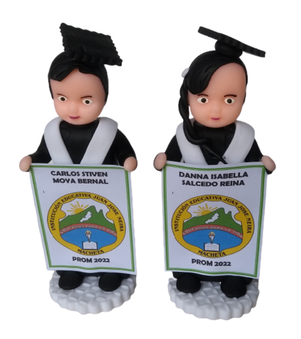 RECORDATORIOS GRADOS 16 CMS PORCELANICRON