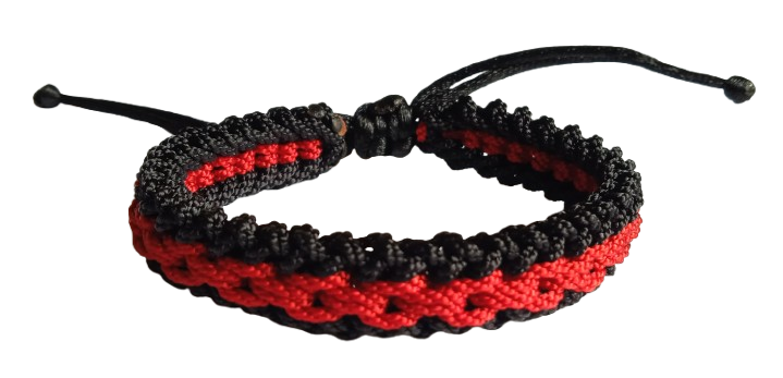 BRAZALETE PULSERA MANILLA DEPORTIVA TERLENKA TRES HILOS CADENA CENTRAL