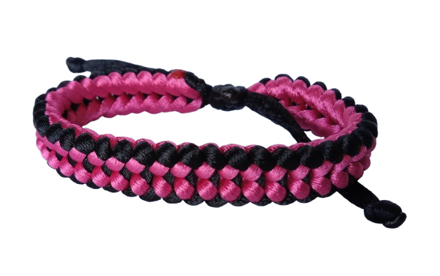 PULSERA MANILLA BRAZALETES DOS COLORES CORDON SEDA