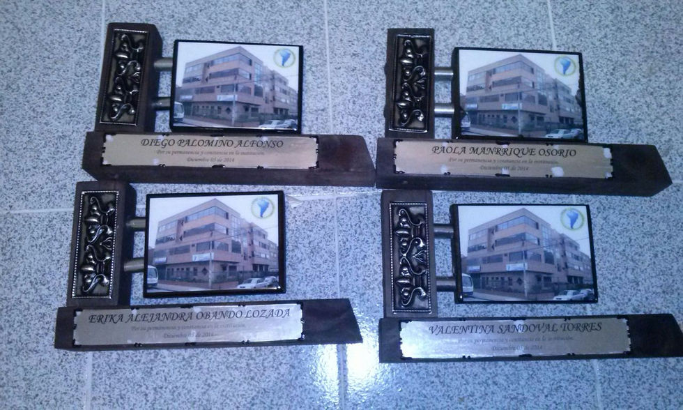 PLACAS CONMEMORATIVAS ENVENTOS CULTURALES