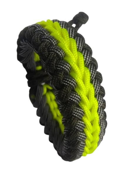 BRAZALETE PARACORD SUPERVIVENCIA 3 CUERDAS NUDO SANTICFIED