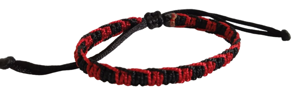 MANILLA PULSERA TERLENKA DOS COLORES INTERCALADOS