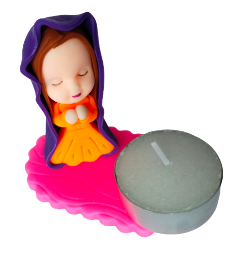 VIRGEN MARIA PORTAVELA PORCELANICRON