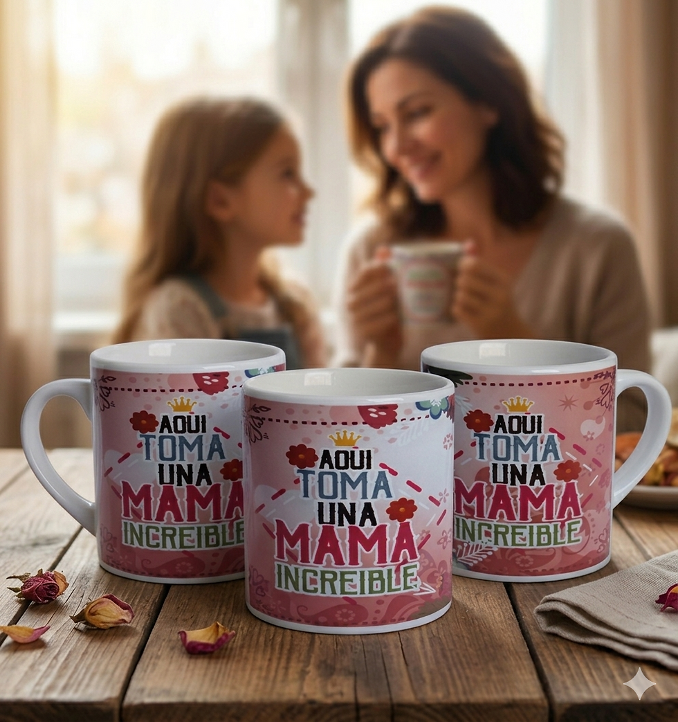 Miniatura: Mugs Día de la Madre - 6 Onzas - Interior Blanco