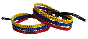 BRAZALETE PULSERA MANILLA BANDERA COLOMBIA TRICOLOR