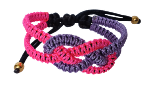 PULSERA BRAZALETE TEJIDA TERLENKA INFINITO