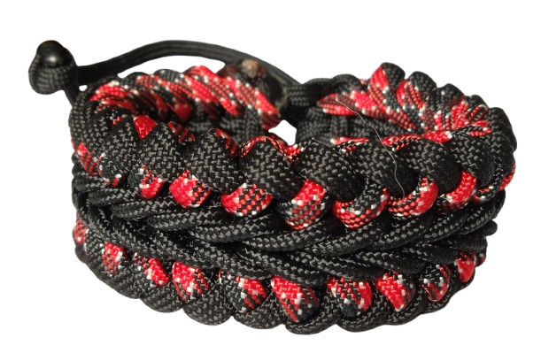 BRAZALETE PARACORD SUPERVIVENCIA 3 CUERDAS NUDO SANTICFIED