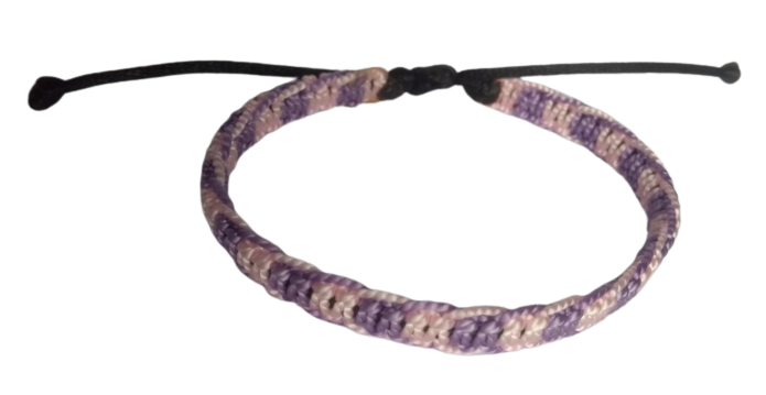 MANILLA PULSERA TERLENKA DOS COLORES INTERCALADOS